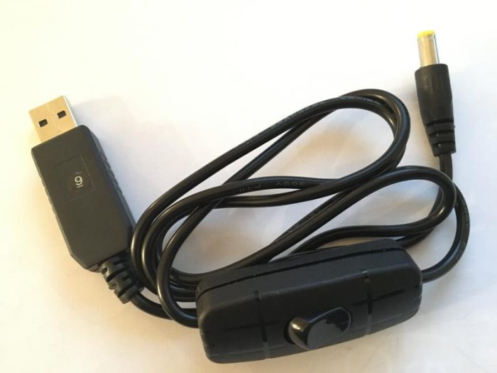 EEW Nano 1. Step up kabel met schakelaar