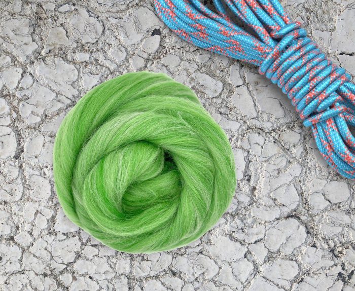 Lontwol - Alpaca/Merino Dolomites Green - Afbeelding 2
