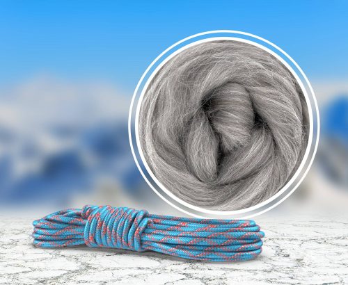 Lontwol - Alpaca/Merino Eiger Grey