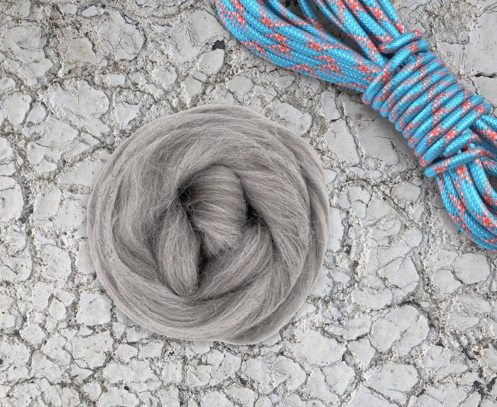Lontwol - Alpaca/Merino Eiger Grey - Afbeelding 2