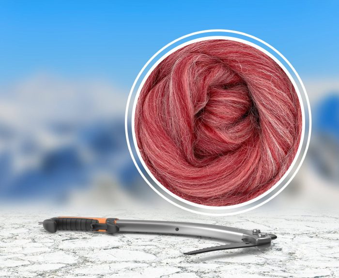 Lontwol - Alpaca/Merino Monte Rosa Red