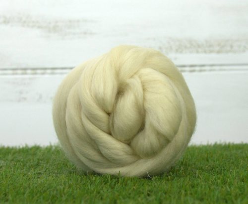 Witte Corriedale top