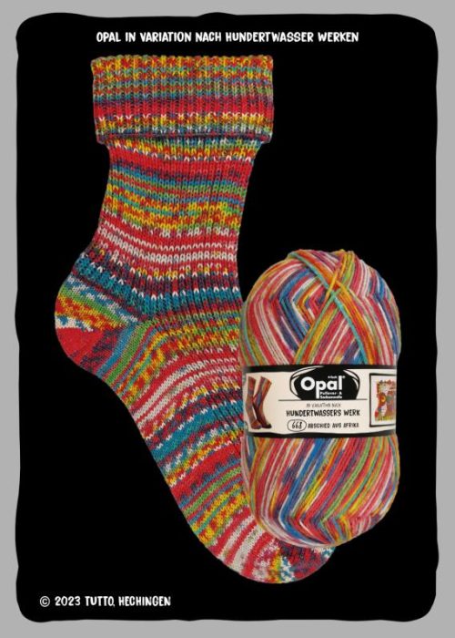 Hundertwasser 3 Opal 668 Abscheid aus Afrika