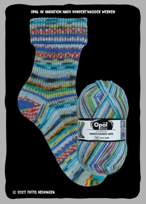 Hundertwasser 3 Opal 944 Blue blues